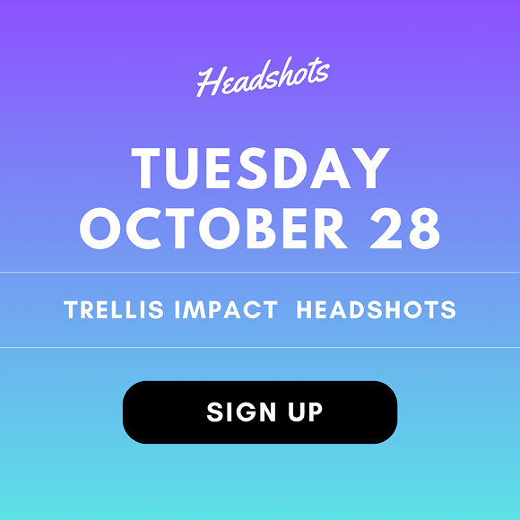 A promotional image for the Impact conference with a button that invites the viewer to sign up